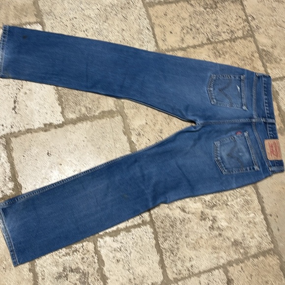 Men’s 561 vintage 90’s  patch work denim Levi’s Size 32x32 - Picture 3 of 17